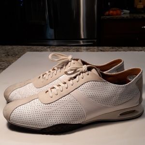 Cole Haan NikeAir off white perforated sneakers 12